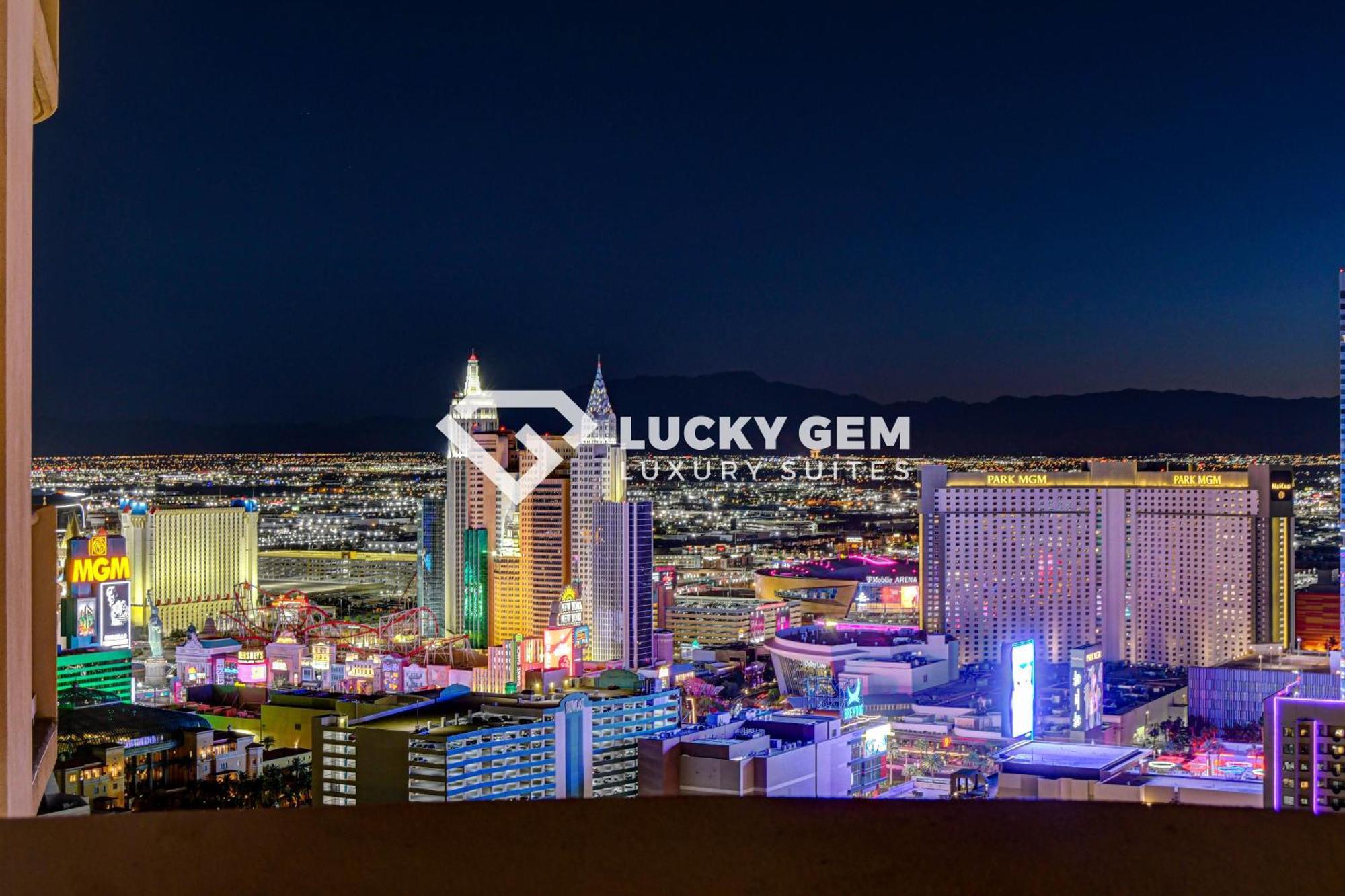 Lucky Gem Penthouse & Luxury Suites At Signature Resort, Balcony Strip View 3505 Las Vegas Kültér fotó