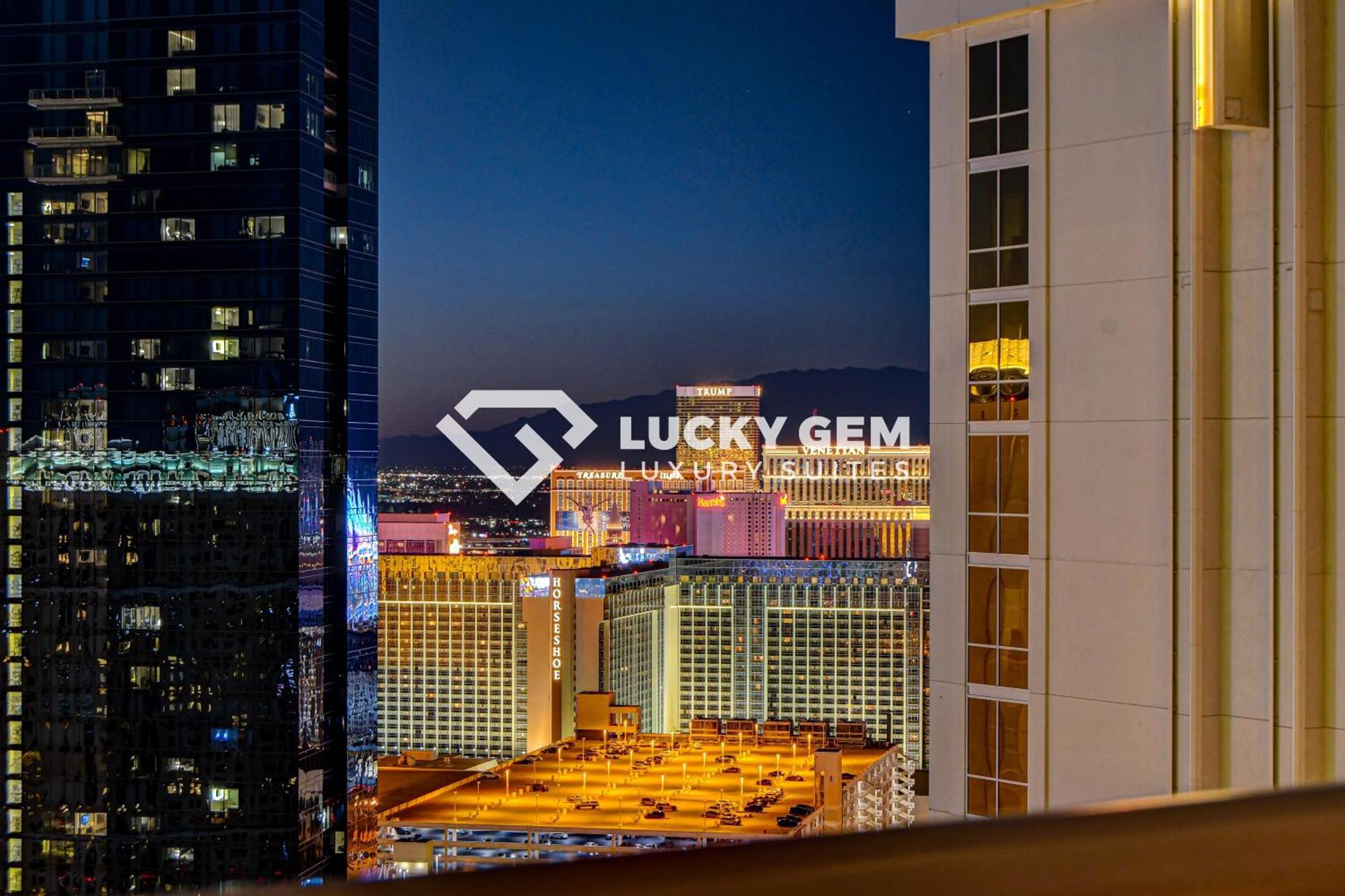 Lucky Gem Penthouse & Luxury Suites At Signature Resort, Balcony Strip View 3505 Las Vegas Kültér fotó