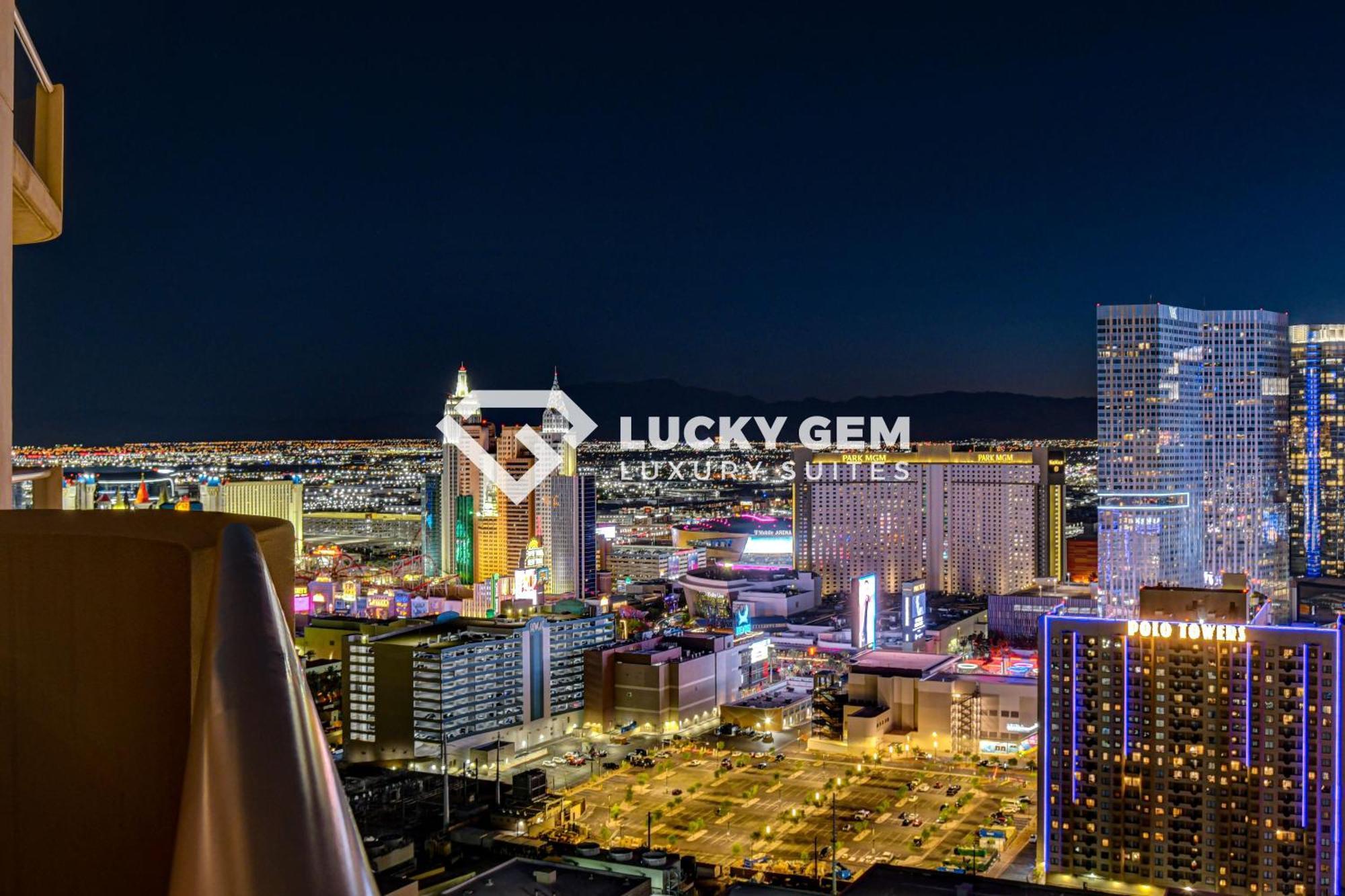 Lucky Gem Penthouse & Luxury Suites At Signature Resort, Balcony Strip View 3505 Las Vegas Kültér fotó