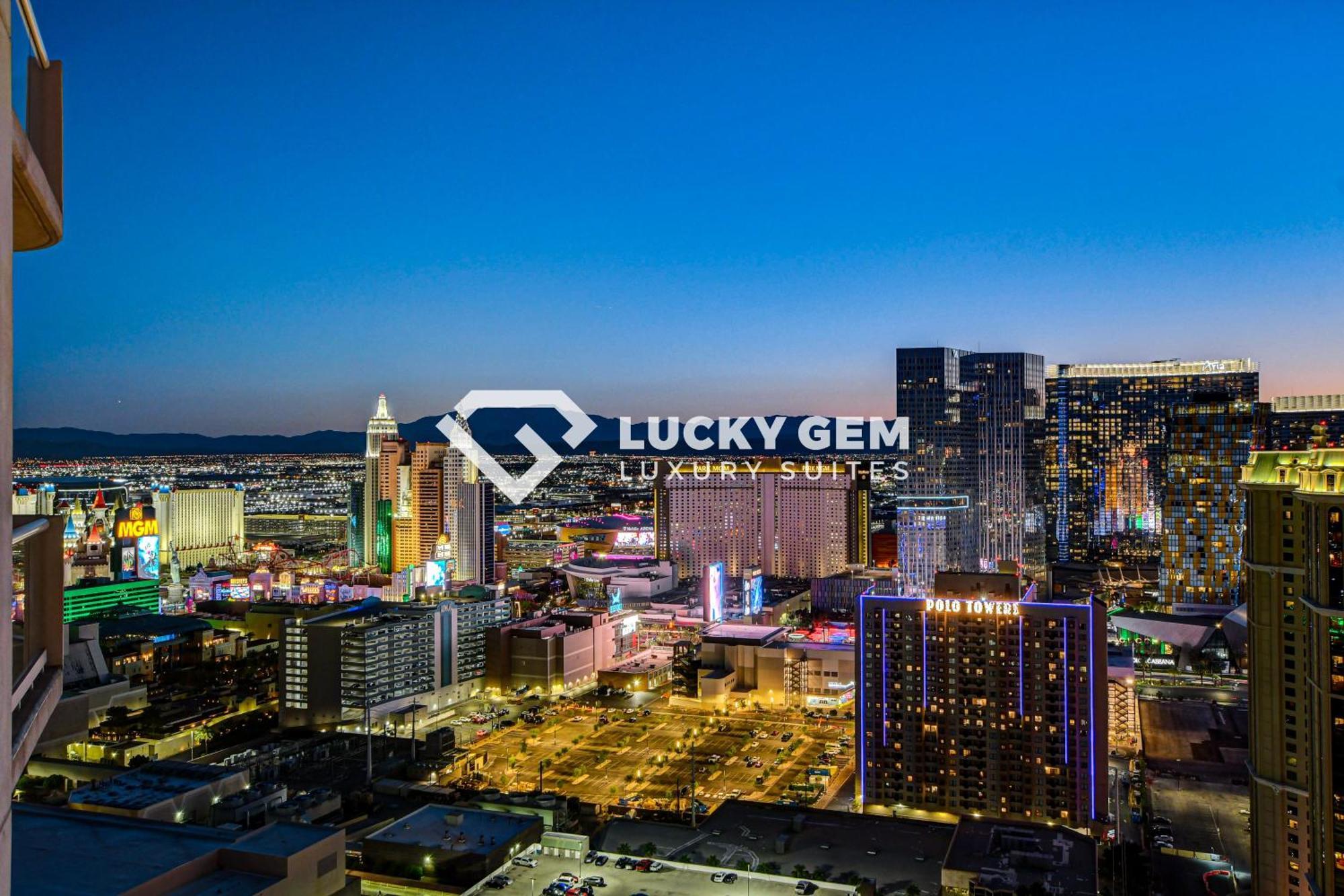 Lucky Gem Penthouse & Luxury Suites At Signature Resort, Balcony Strip View 3505 Las Vegas Kültér fotó